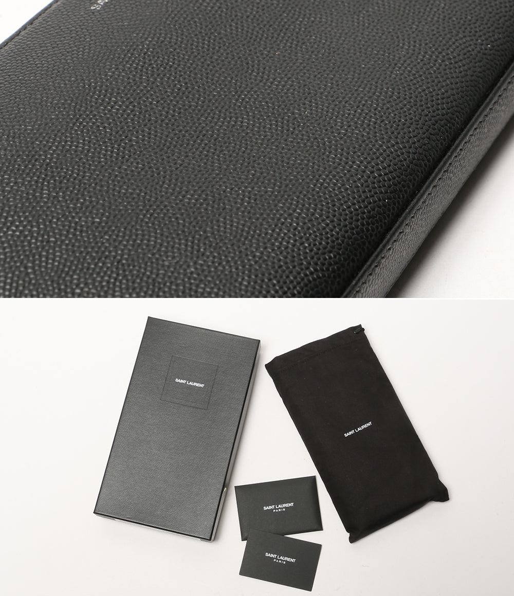 Saint Laurent 長財布 ラウンドファスナー メンズ サンローラン