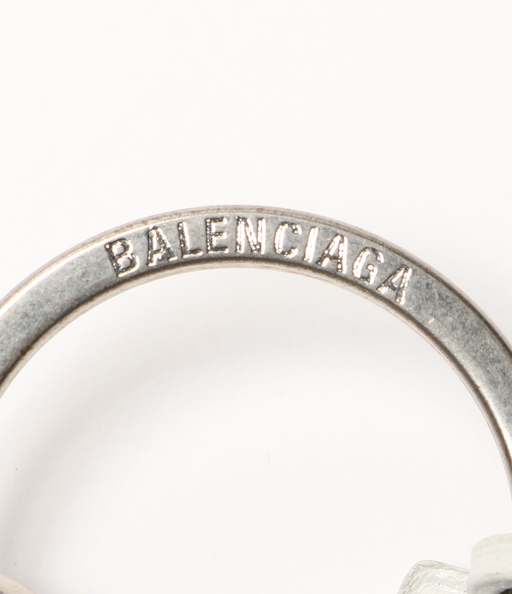 BALENCIAGA エッフェル チャーム キーリング ホワイト メンズ バレンシアガ