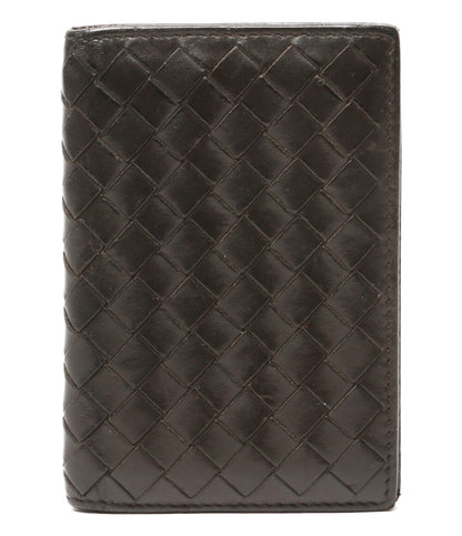 BOTTEGA VENETA イントレチャートカードケース ブラウン レディース ボッテガヴェネタ