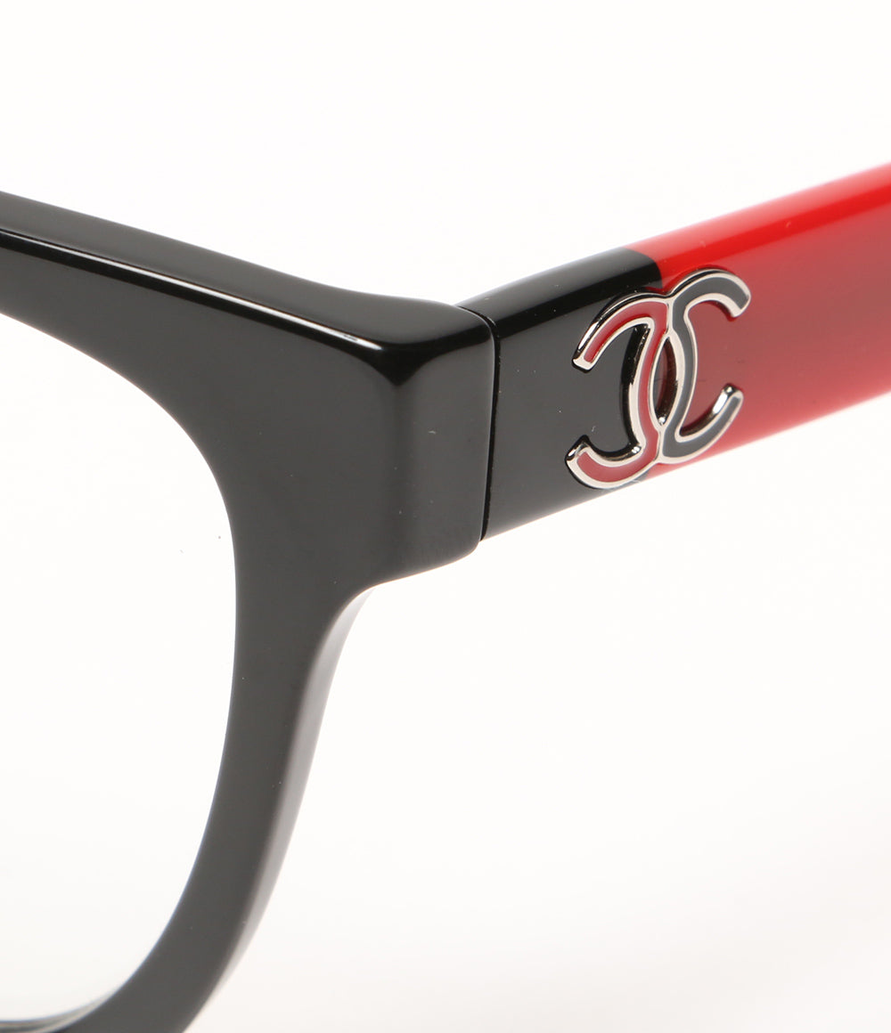 美品 CHANEL メガネ スクエア シェイプ オプティカル メンズ シャネル