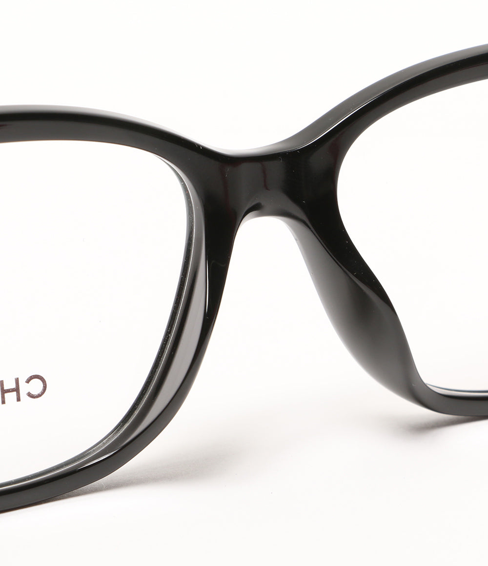 美品 CHANEL メガネ スクエア シェイプ オプティカル メンズ シャネル