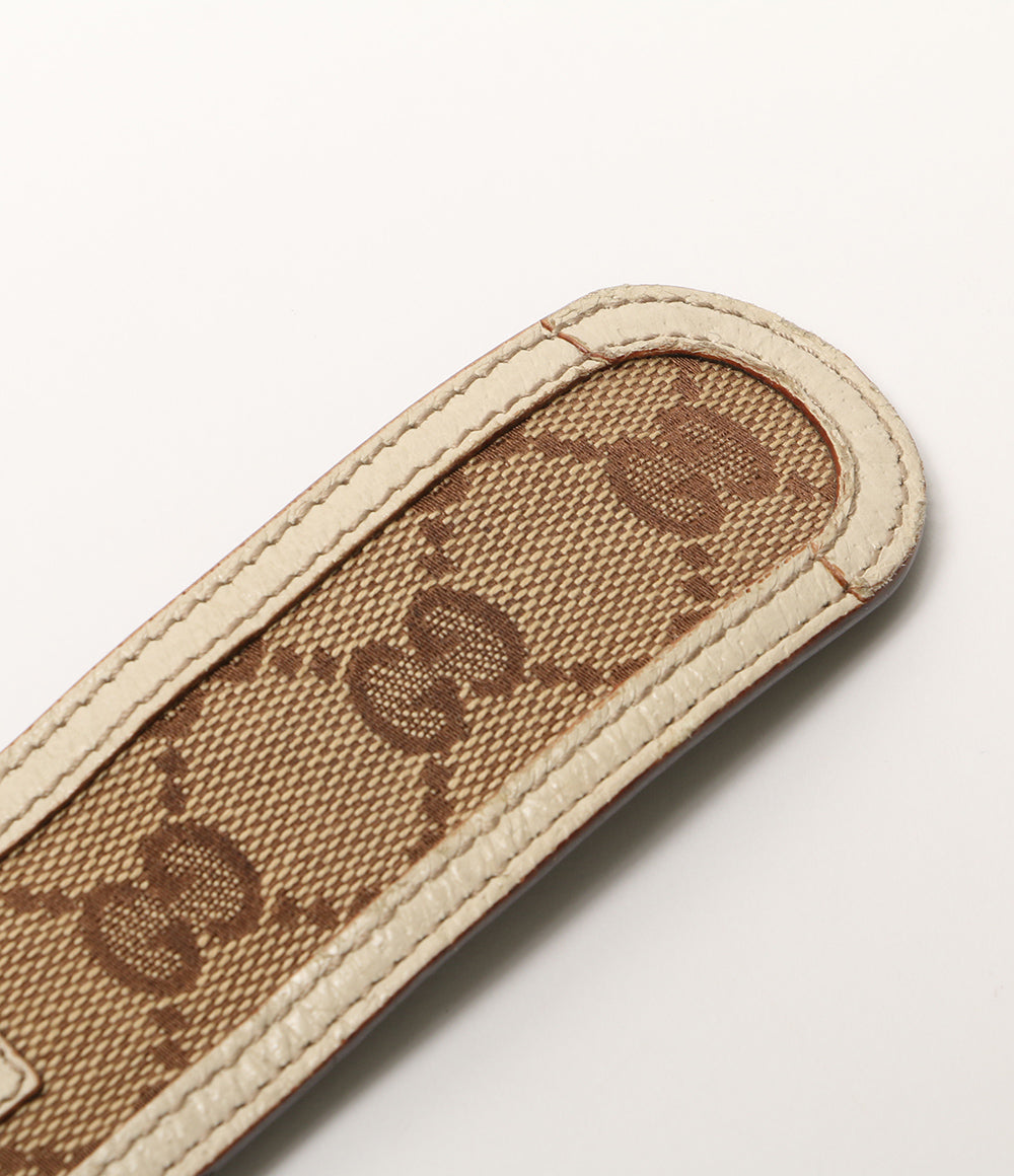 GUCCI GG柄レザーベルト メンズ グッチ