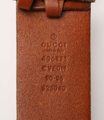 GUCCI GGバックルレザーベルト レディース グッチ