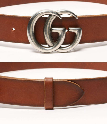 GUCCI GGバックルレザーベルト レディース グッチ