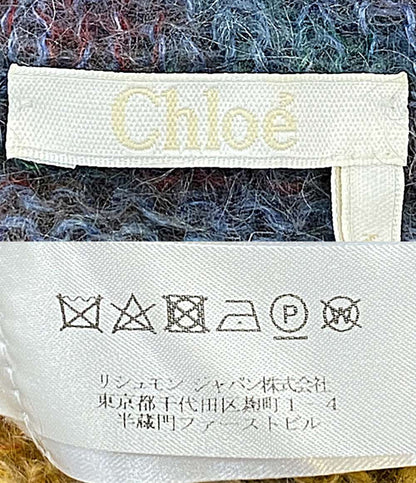 美品 Chloe モヘアグラデーションニット 17AW 17HMP36-17H535 レディース SIZE XS クロエ