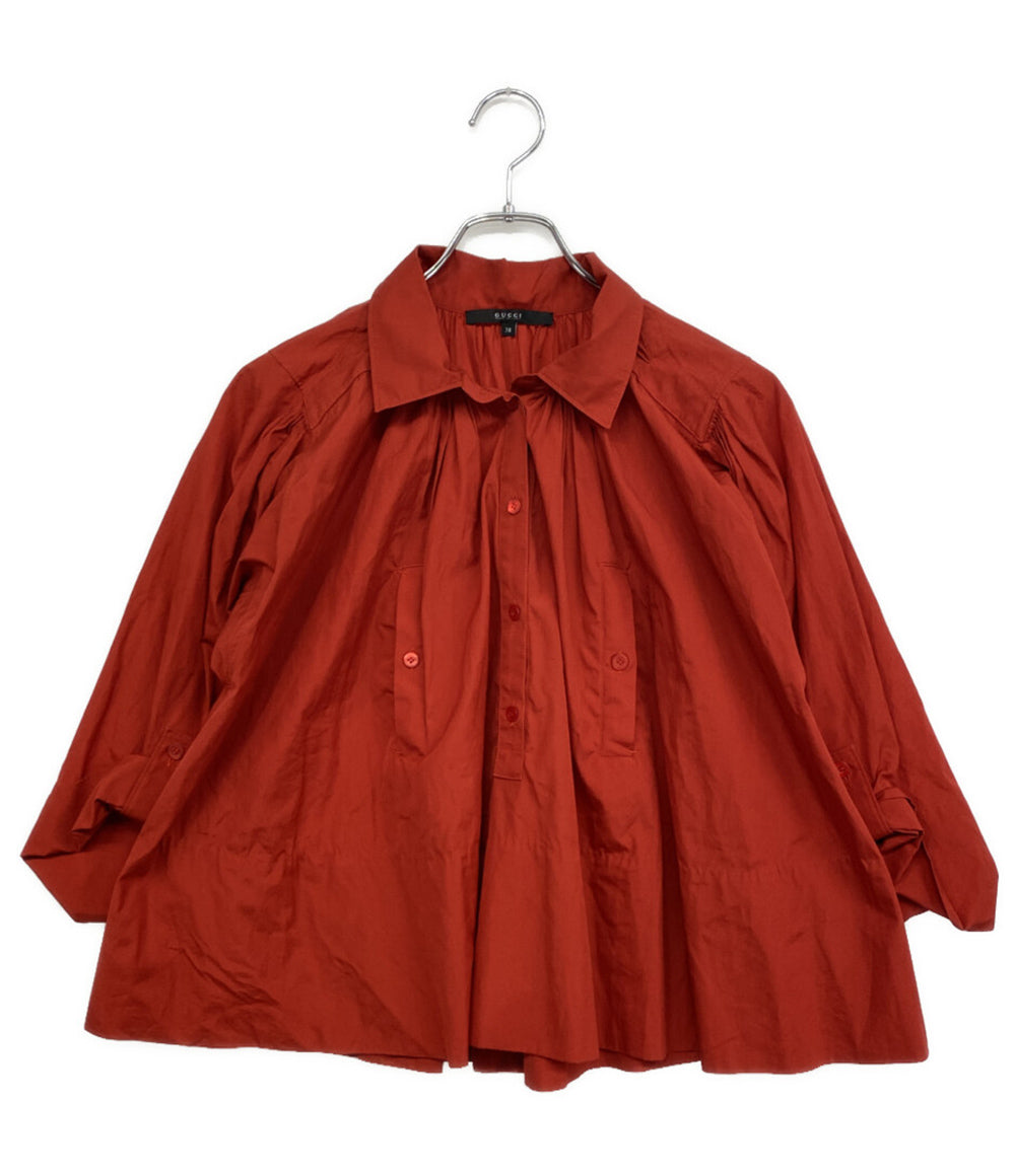 YOKO CHAN ヨーコチャン ノースリーブサイドラッフルブラウス YCB-225