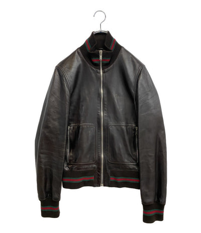 GUCCI レザージャケット XM586 メンズ SIZE 46 グッチ