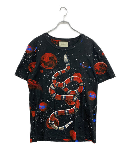 GUCCI スネークプリントカットソー メンズ SIZE M グッチ