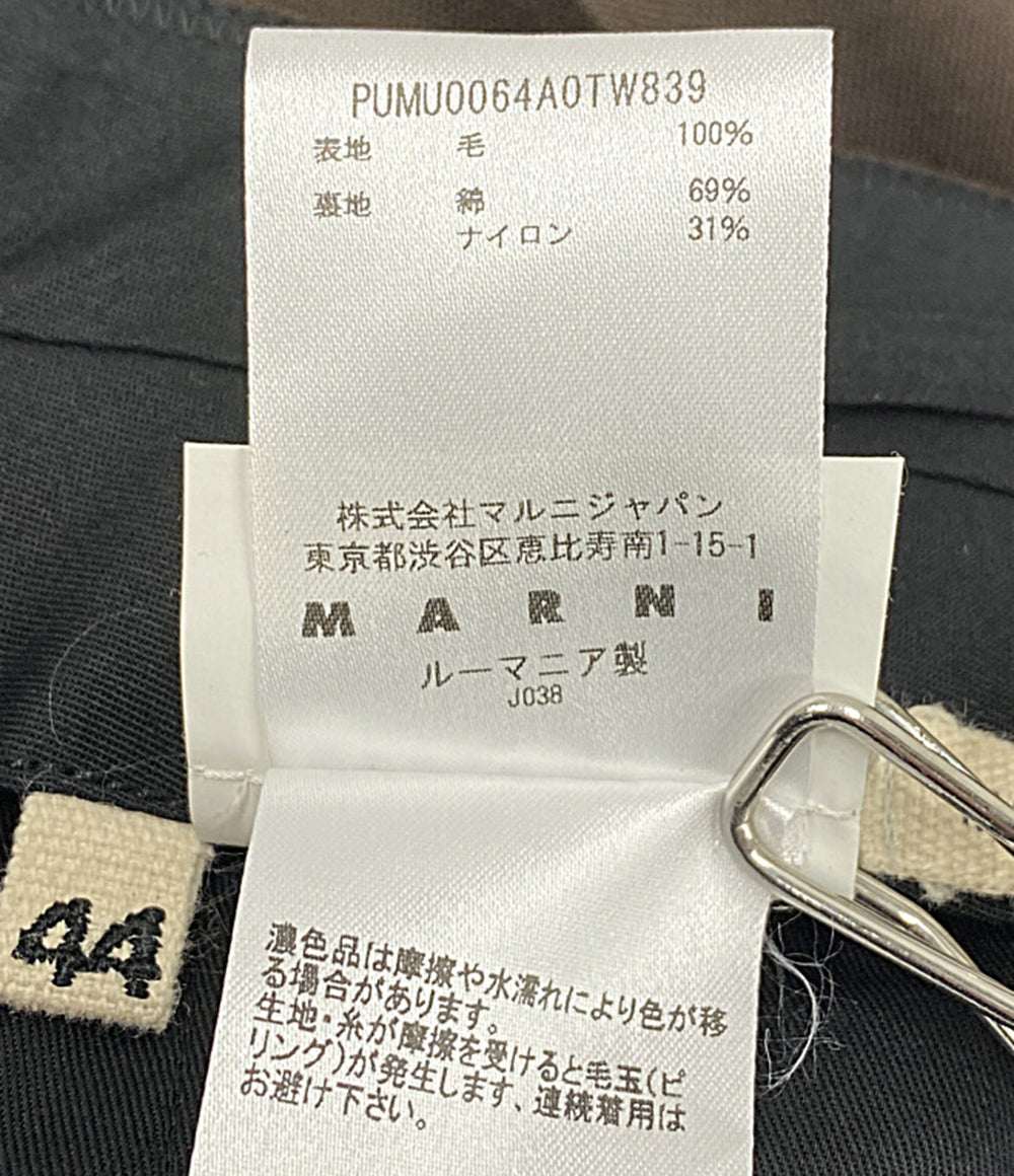 MARNI パンツ PUMU0064A0TW839 ウールスラックス メンズ SIZE 44 マルニ