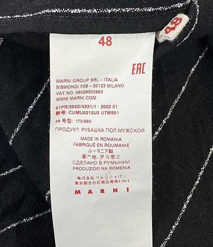 MARNI 半袖オープンカラーシャツ 22SS CUMU0213U0 メンズ SIZE 48 マルニ