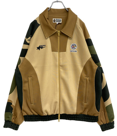 美品 A BATHING APE X KIDSUPER キッドスーパー ジャケット PATCHWORK TRACK JACKET 25SS メンズ SIZE L アベイシングエイプ