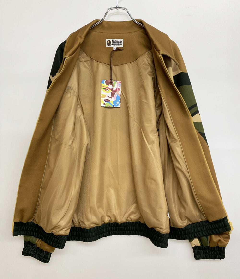美品 A BATHING APE X KIDSUPER キッドスーパー ジャケット PATCHWORK TRACK JACKET 25SS メンズ SIZE L アベイシングエイプ