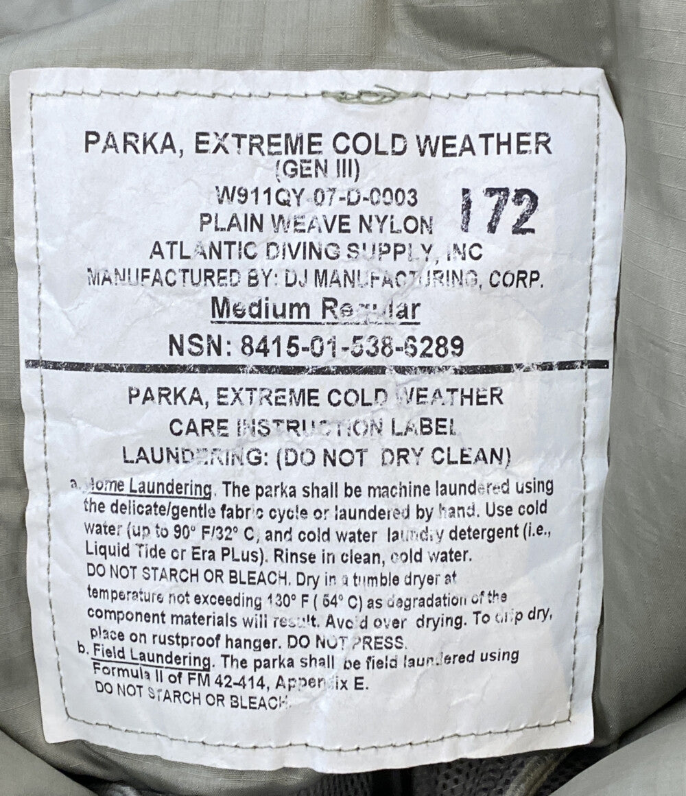 ECWCS エクワックス フーディー 中綿ジャケット PRIMALOFT LEVEL7 PARKA メンズ SIZE M