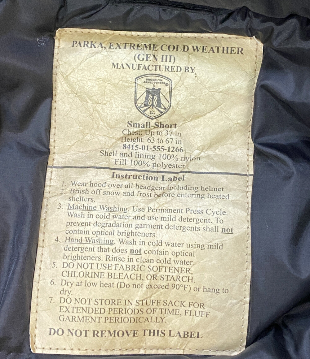 BAF MILITARY バフ フーディー 中綿ジャケット ECWCS LEVEL７ メンズ SIZE S