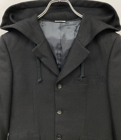 COMME des GARCONS HOMME DEUX フード付きテーラードジャケット 24AW DN-J047 メンズ SIZE XS コムデギャルソンオムドゥ