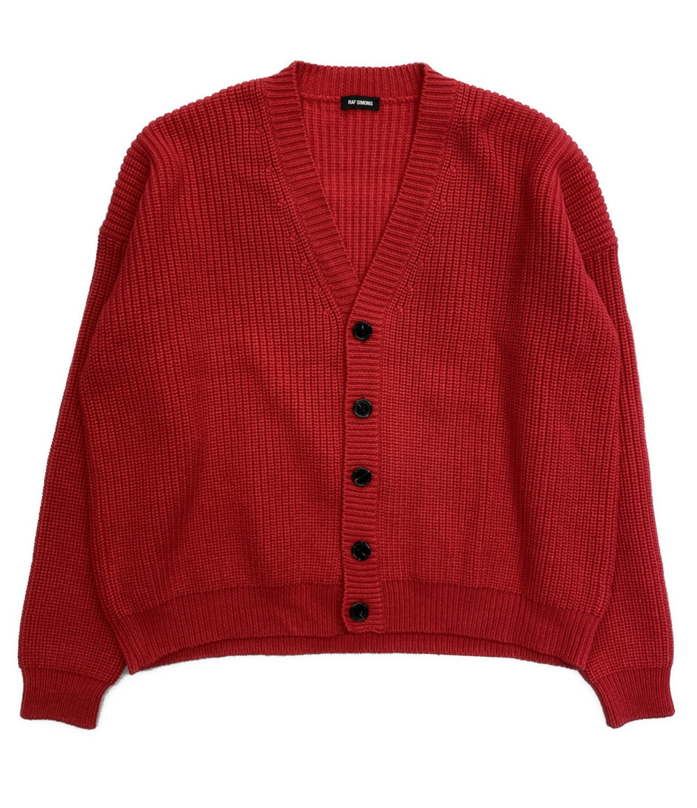 RAF SIMONS オーバーサイズパネルパッチカーディガン 18AW メンズ SIZE S ラフシモンズ