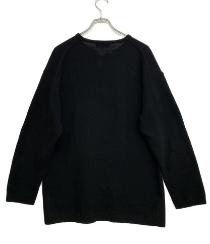 YOHJI YAMAMOTO POUR HOMME ニット CHINA BUTTON HENRY NECK KNIT 24AW メンズ SIZE 3 ヨウジヤマモトプールオム