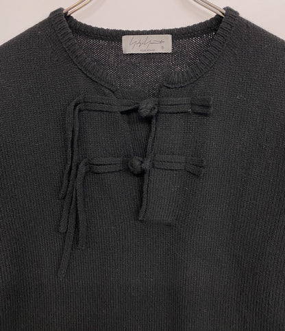 YOHJI YAMAMOTO POUR HOMME ニット CHINA BUTTON HENRY NECK KNIT 24AW メンズ SIZE 3 ヨウジヤマモトプールオム