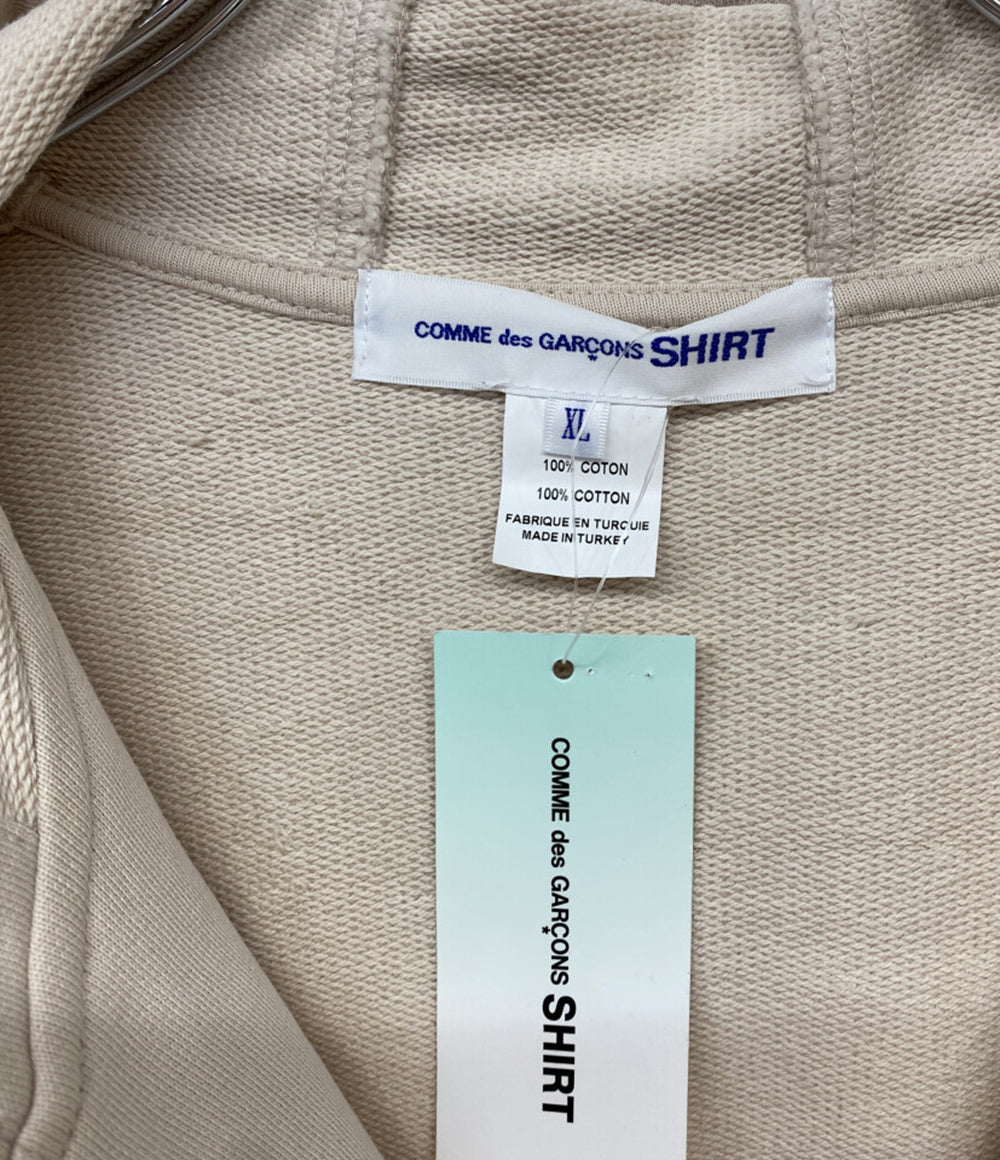 COMME des GARCONS SHIRT パーカー ジップアップフーディ 25SS FO-T018 メンズ SIZE XL コムデギャルソンシャツ