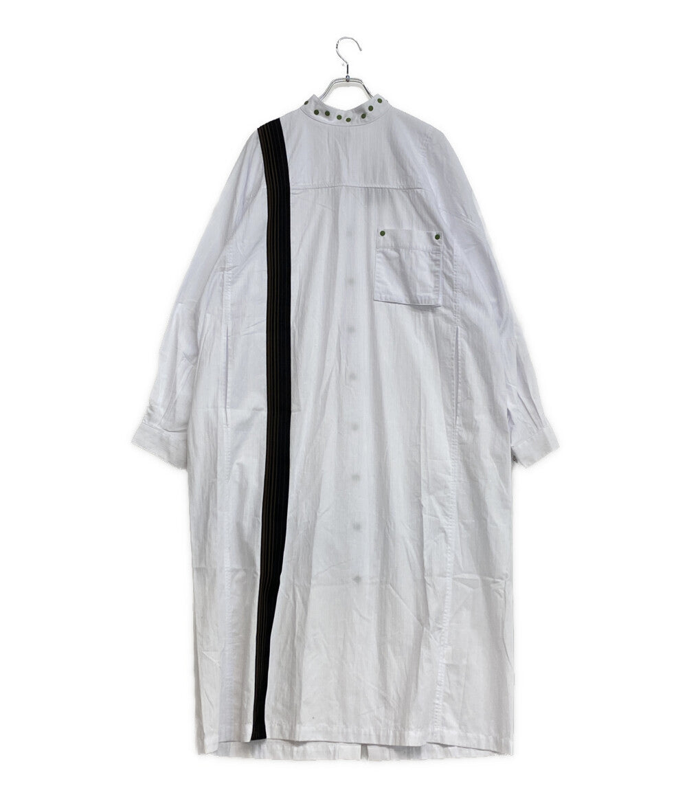 kiko kostadinov キコ・コスタディノフ 長袖シャツ white inex snap shirt メンズ SIZE 46