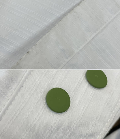 kiko kostadinov キコ・コスタディノフ 長袖シャツ white inex snap shirt メンズ SIZE 46