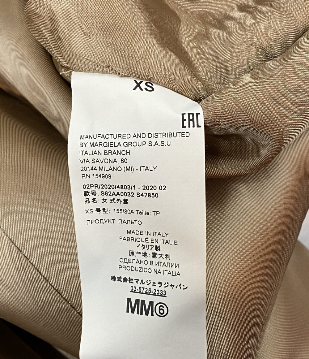 MM6 オーバーサイズボックスコート 20AW レディース SIZE XS エムエムシックス