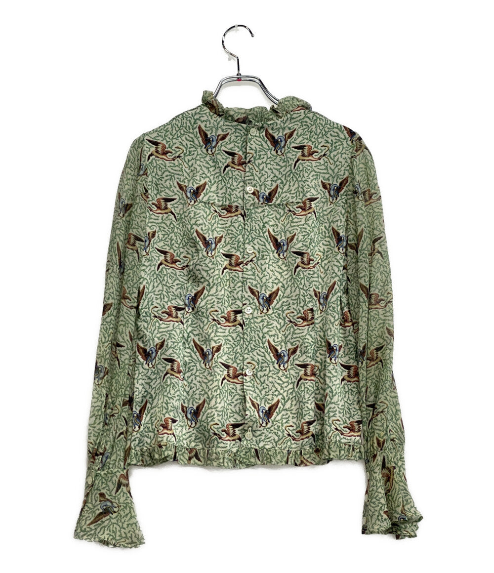 UNDERCOVER 転写フリルブラウス MARKUS AKESSON レディース SIZE 1 アンダーカバー