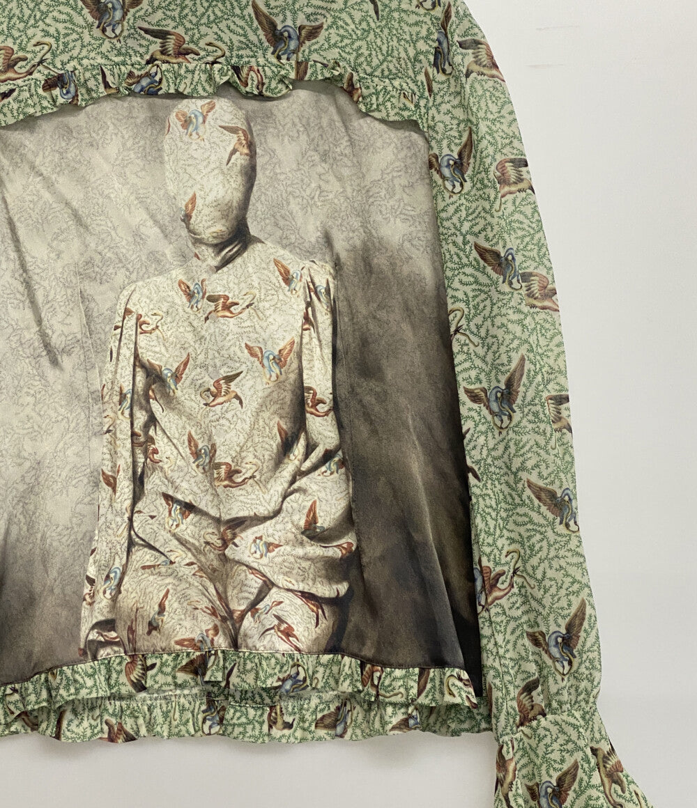 UNDERCOVER 転写フリルブラウス MARKUS AKESSON レディース SIZE 1 アンダーカバー