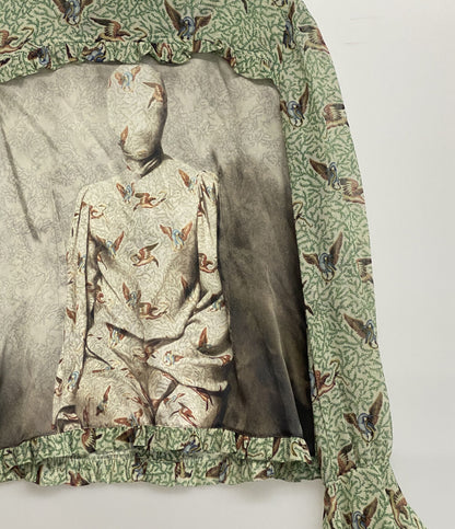 UNDERCOVER 転写フリルブラウス MARKUS AKESSON レディース SIZE 1 アンダーカバー