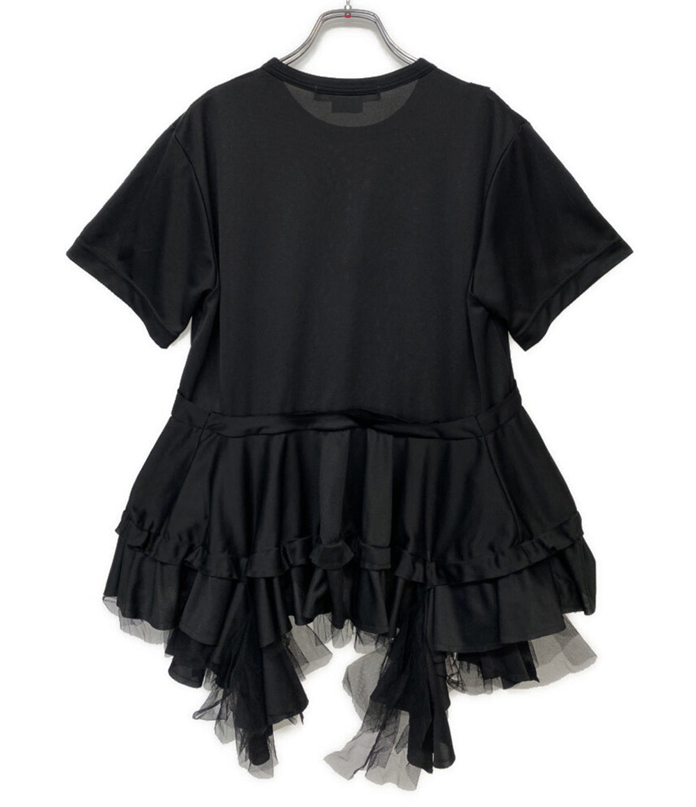 COMME des GARCONS COMME des GARCONS チュールフリルデザインカットソー 24SS RM-T014 レディース SIZE S コムデギャルソン コムデギャルソン