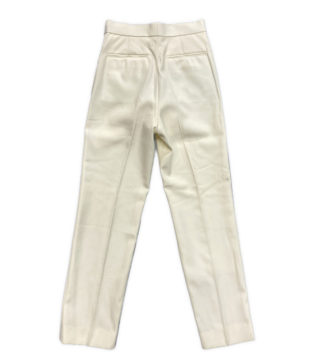 BLAMINK シルクリネンバックギャザーストレートパンツ レディース SIZE