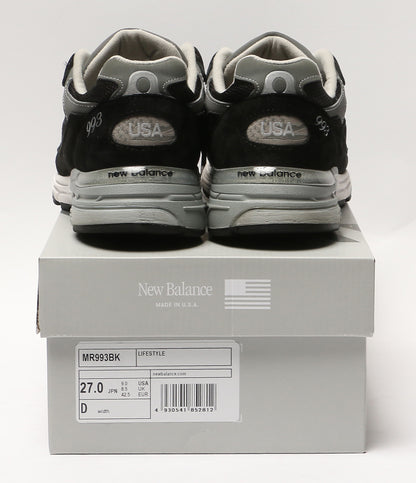 new balance スニーカー MR993BK メンズ SIZE 27cm ニューバランス