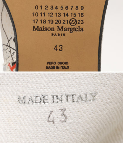 Maison Margiela22 グラフィックデザインキャンバス 足袋ブーツ 20ss メンズ SIZE 43 メゾンマルジェラ