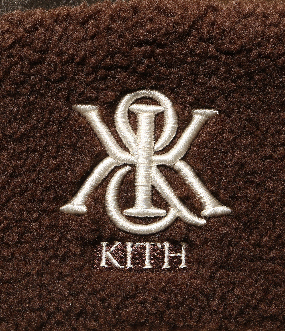 KITH トラッパーハット パイロット SHERPA LINED TRAPPER HAT 25AW