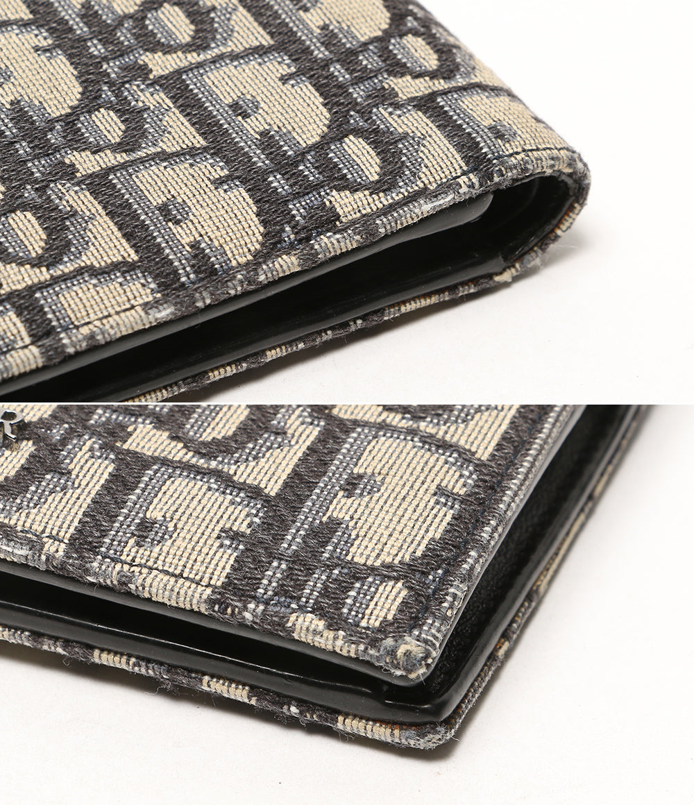 Christian Dior 二つ折り財布 オブリーク ジャカード メンズ