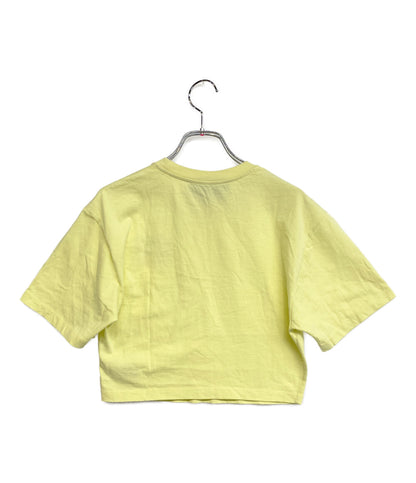 GUCCI 半袖Ｔシャツ ロゴパッチカットソー イエロー レディース SIZE XXS グッチ