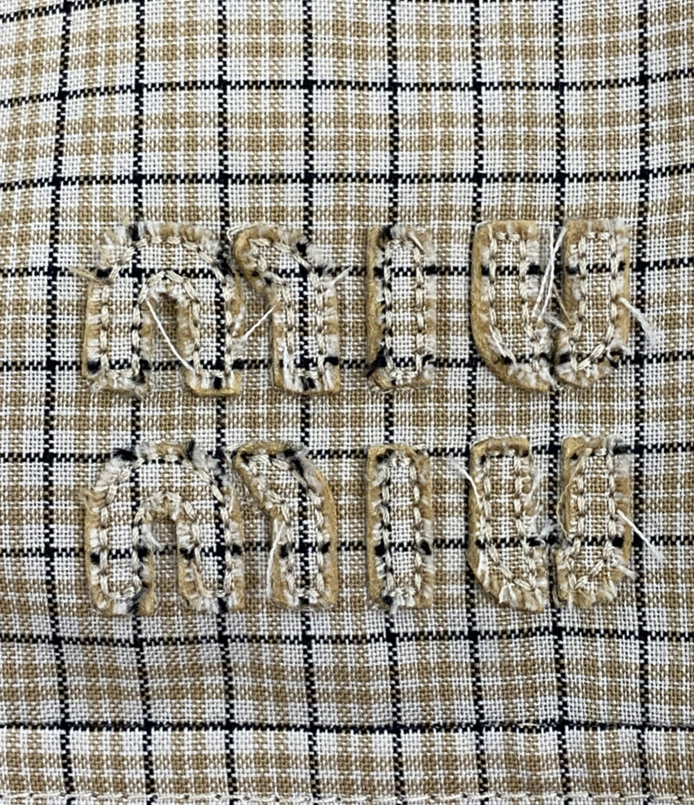 MIU MIU ML943 チェックブルゾン 23AW レディース SIZE 40 ミュウ