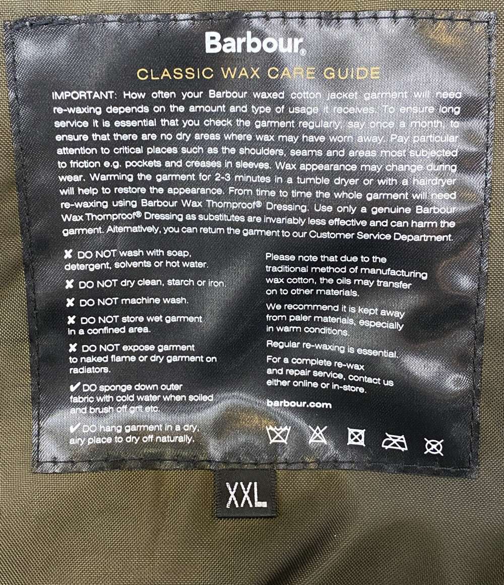 Barbour×C.P.COMPANY シーピーカンパニー コート Barbour Mille wax thousand jacket メンズ SIZE XXL バブアー