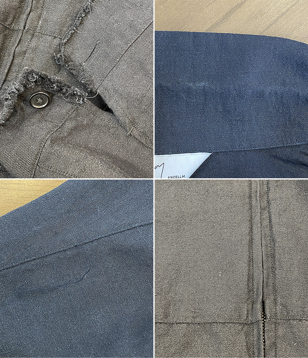 ANCELLM アンセルム ブルゾン W L SHORT ZIPUP SHIRT 25ss メンズ SIZE 2