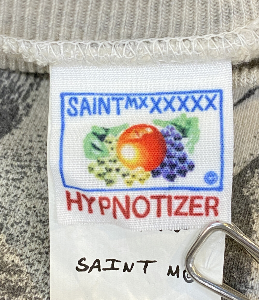 SAINT MICHAEL スウェット KN_CRW SWT NORIDA グレー 23AW メンズ SIZE L セントマイケル