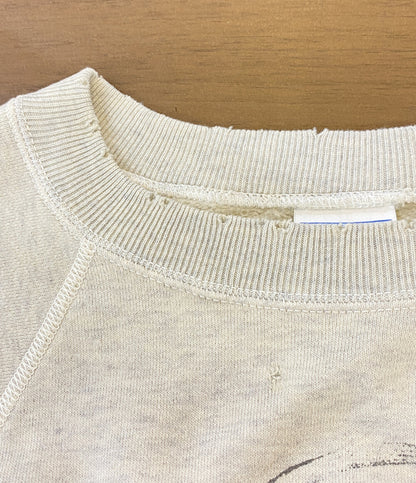 SAINT MICHAEL スウェット KN_CRW SWT NORIDA グレー 23AW メンズ SIZE L セントマイケル