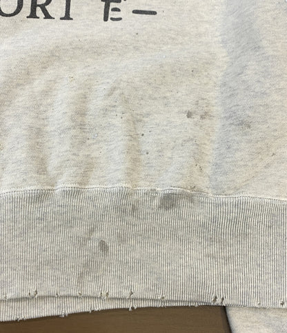 SAINT MICHAEL スウェット KN_CRW SWT NORIDA グレー 23AW メンズ SIZE L セントマイケル