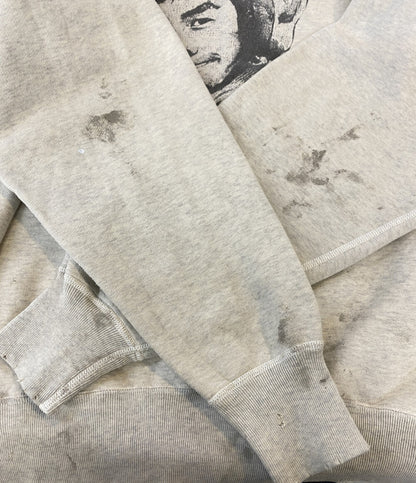 SAINT MICHAEL スウェット KN_CRW SWT NORIDA グレー 23AW メンズ SIZE L セントマイケル