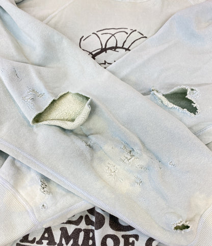 SAINT MICHAEL スウェット JESUS CREWNECK 23AW メンズ SIZE L セントマイケル