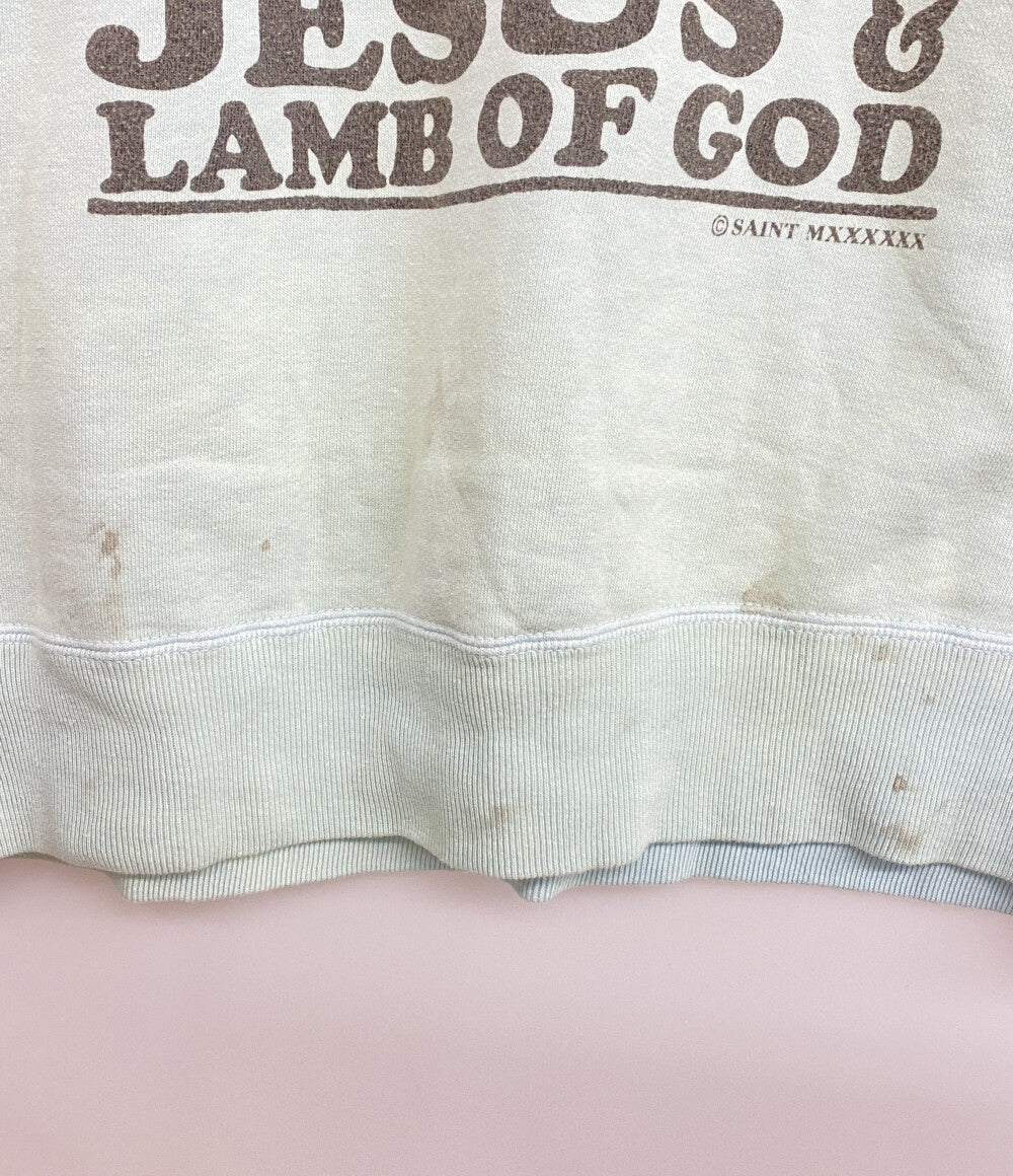 SAINT MICHAEL スウェット JESUS CREWNECK 23AW メンズ SIZE L セント