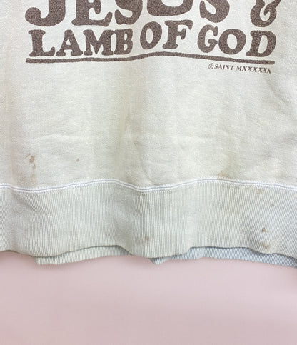 SAINT MICHAEL スウェット JESUS CREWNECK 23AW メンズ SIZE L セントマイケル