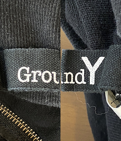 GROUND Y パーカー MINI PILE LINING INVERTED V PARKA 24SS GS-T13-005 メンズ SIZE 3 グラウンド ワイ