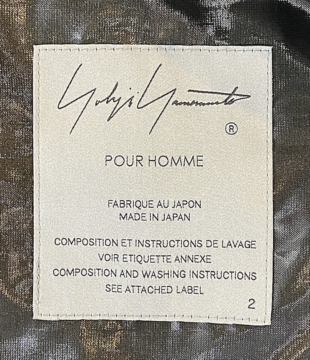 美品 YOHJI YAMAMOTO POUR HOMME ベスト 25AW HL-V09-994 メンズ SIZE 2 ヨウジヤマモトプールオム