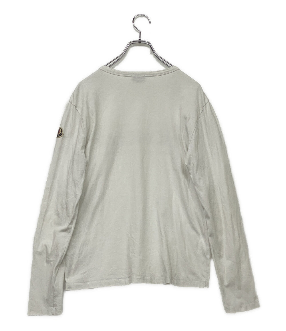 MONCLER 長袖Ｔシャツ メッシュ切替ロゴカットソー メンズ SIZE S モンクレール