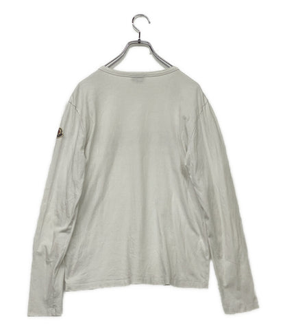 MONCLER 長袖Ｔシャツ メッシュ切替ロゴカットソー メンズ SIZE S モンクレール